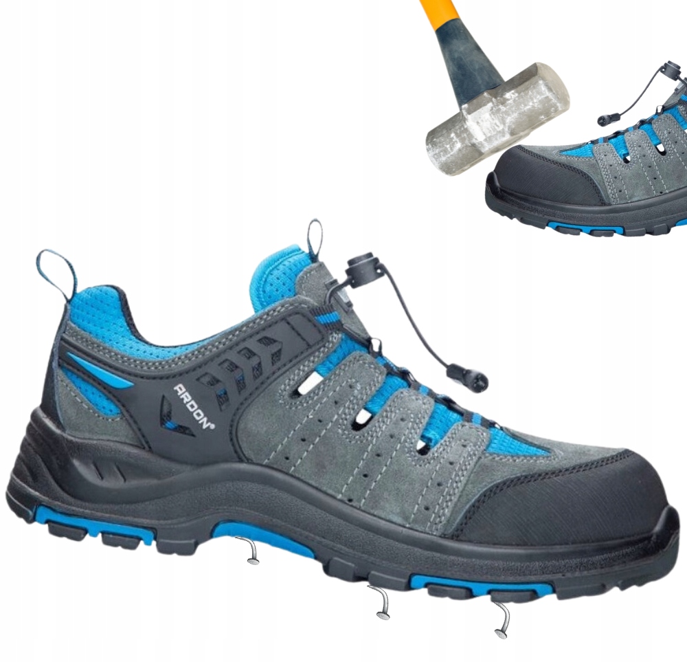 Lekkie Sandały Robocze buty męskie Antyprzebiciowe z Podnoskiem Ardon r. 44