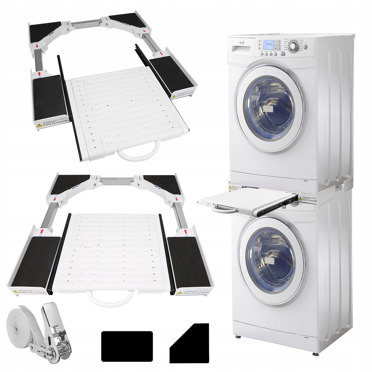 Uniwersalny Łącznik Z Półką Do Suszarki Pralki