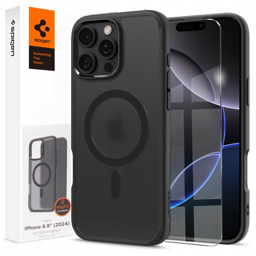 Pouzdro Spigen Sklo pro iPhone 16 Pro Max, Ultra Hybrid Mag, pouzdro pro MagSafe