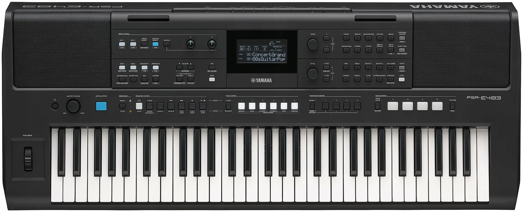Yamaha PSR-E483 keyboard organy dla początkujących, do nauki