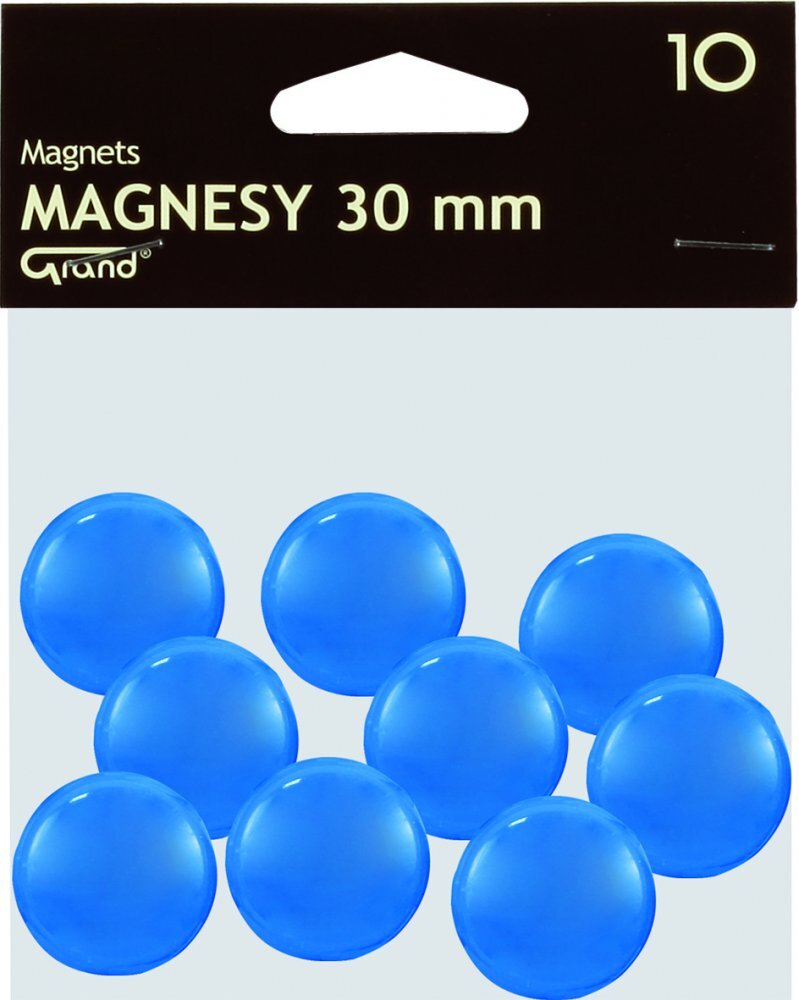 Magnesy Grand 30mm 30szt niebieski Marka Grand