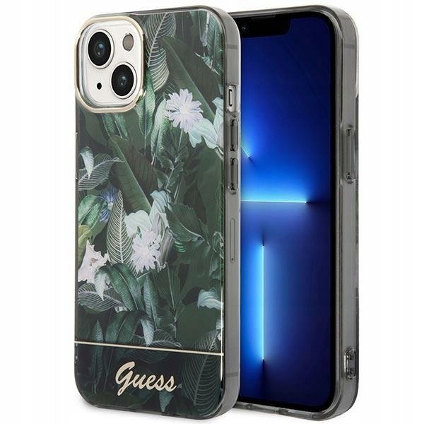 Guess GUHCP14MHGJGHA iPhone 14 Plus 15 Plus 6.7" zielony/green hardc