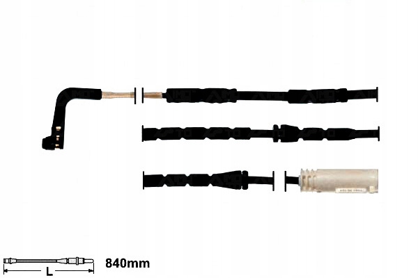 Czujnik klocka ham. 620266 Długość 840 mm