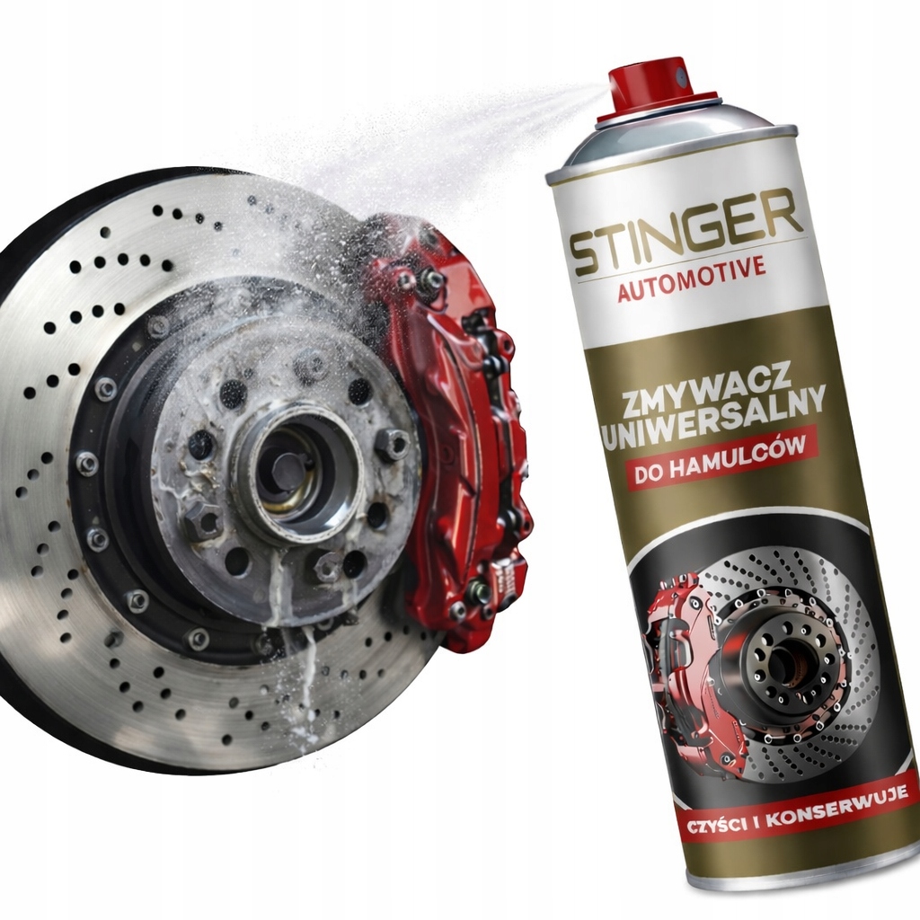 Zmywacz do Hamulców i Tarcz do Czyszczenia i Odtłuszczania 500 ml Stinger
