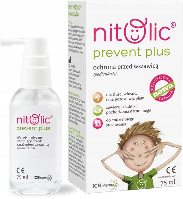 

Spray na wszy Pipi Nitolic Prevent Plus 75ml