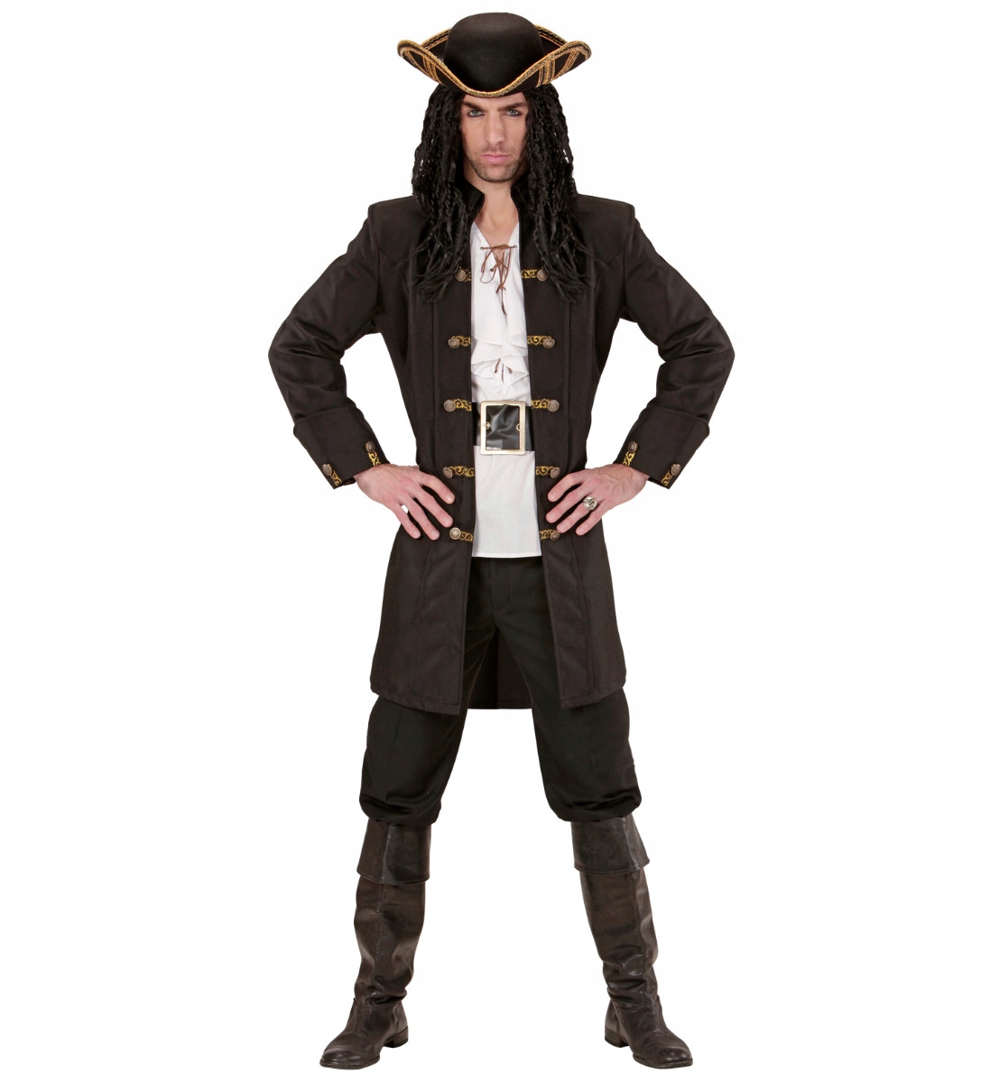 Pirátský kabát Pirát Černý Pirát Kapitán L
