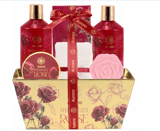 Aurora dárková sada kosmetiky pro ženy Midnight Rose 6 dílů