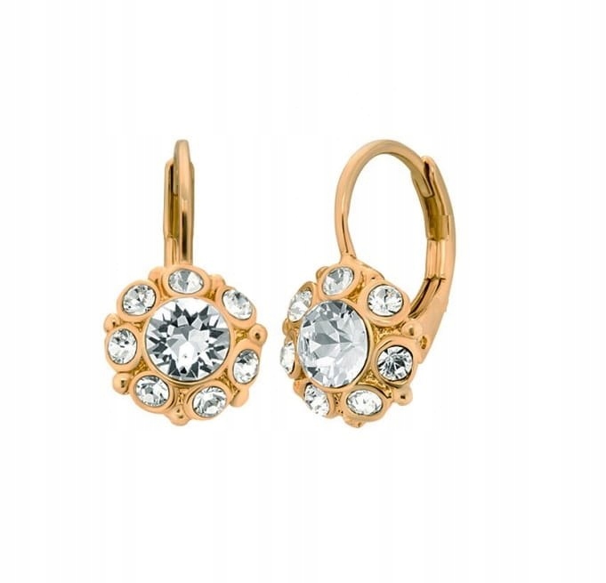 KOLCZYKI ELEGANCKIE KWIATKI (P14528AU)