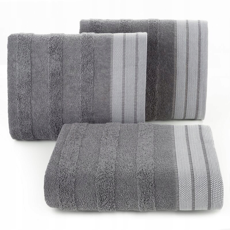 

Ręcznik 50x90 stalowy pasy frotte 500g/m2