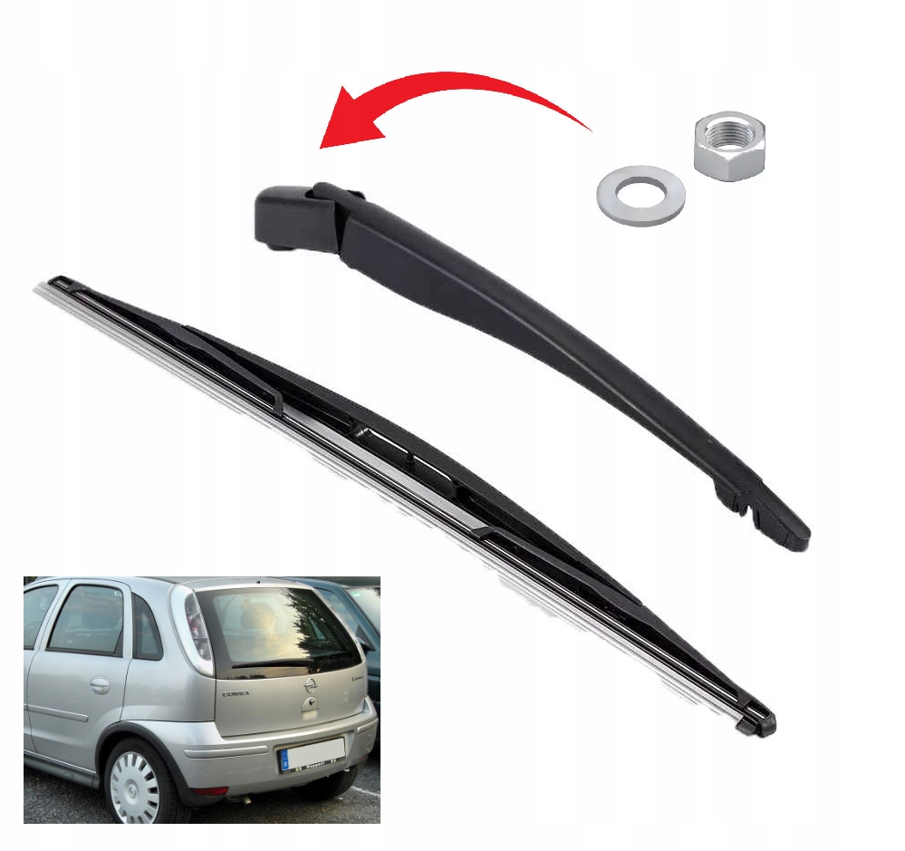 RAMIĘ WYCIERACZKA TYŁ OPEL CORSA C 2000 - 2006