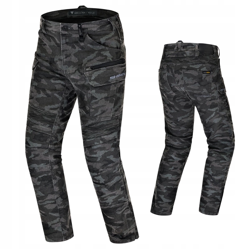 Motocyklové nohavice Shima Giro 3.0 Camo bojové džínsy Darčeky