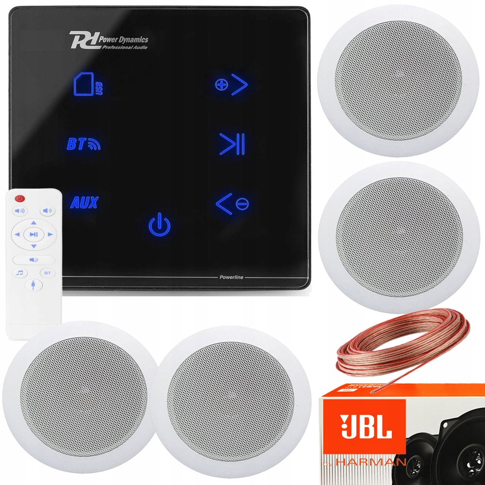 NAGŁOŚNIENIE SUFITOWE JBL WZMACNIACZ NAŚCIENNY BT