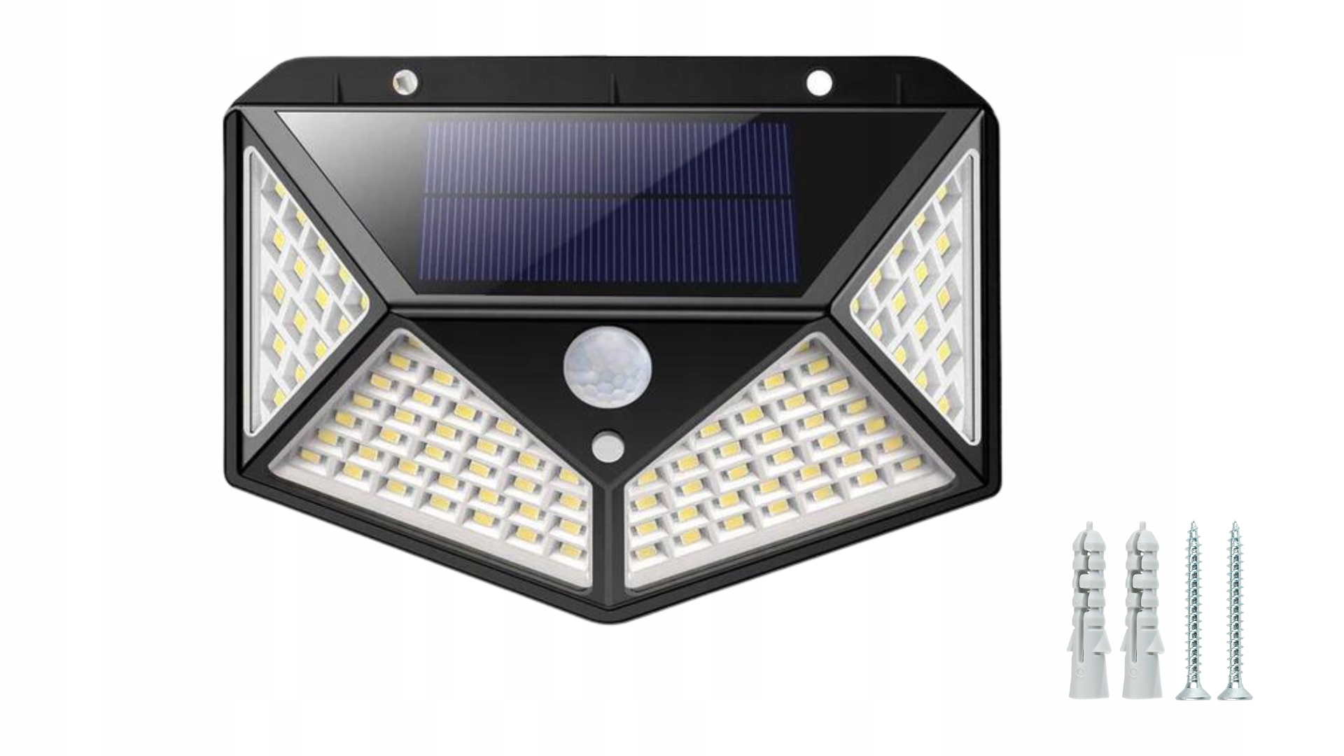 LAMPA SOLARNA 100LED Z CZUJNIKIEM RUCH I ZMIERZCHU EAN (GTIN) 96885854388439