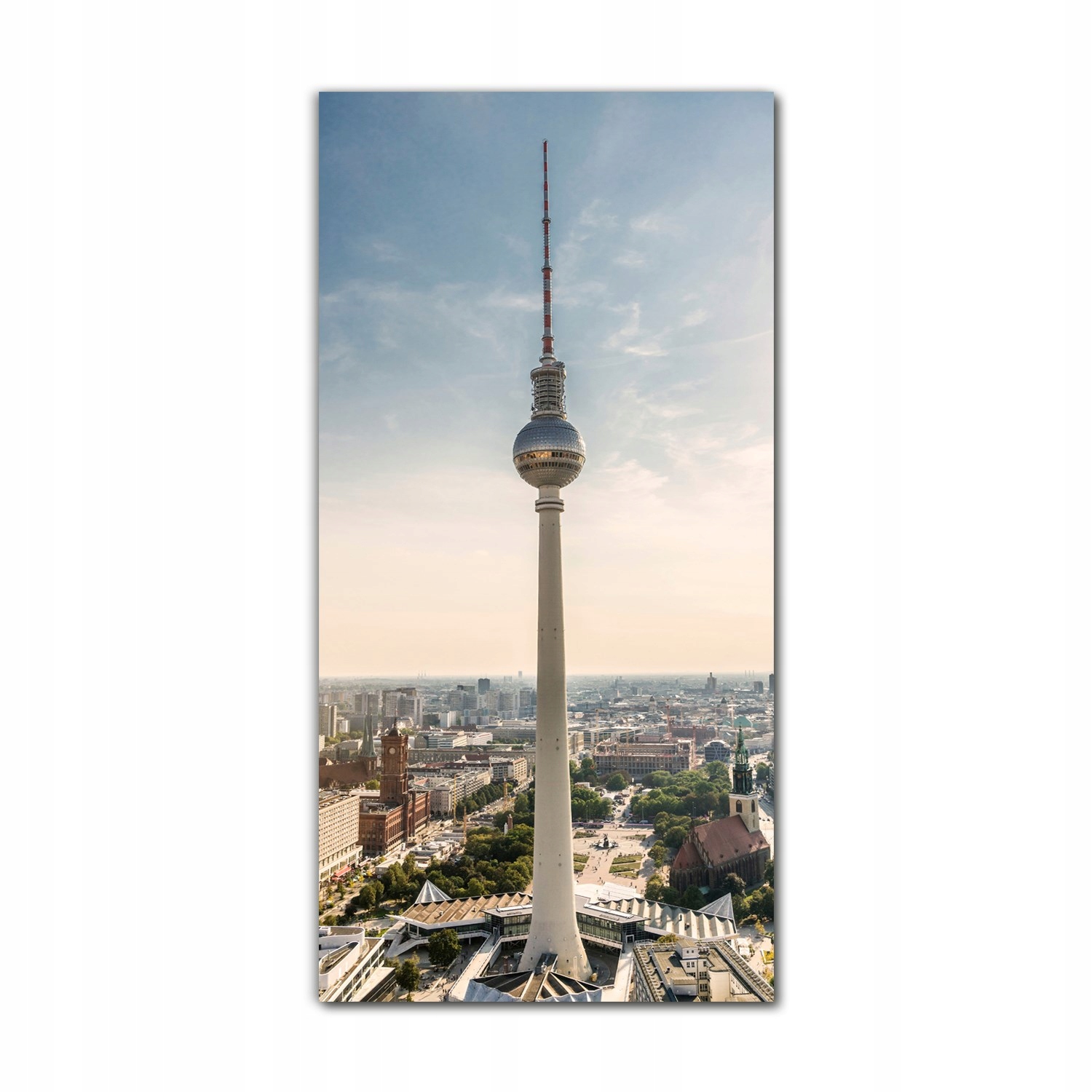 

Foto-obraz szklany do salonu 60x120 Berlin miasto