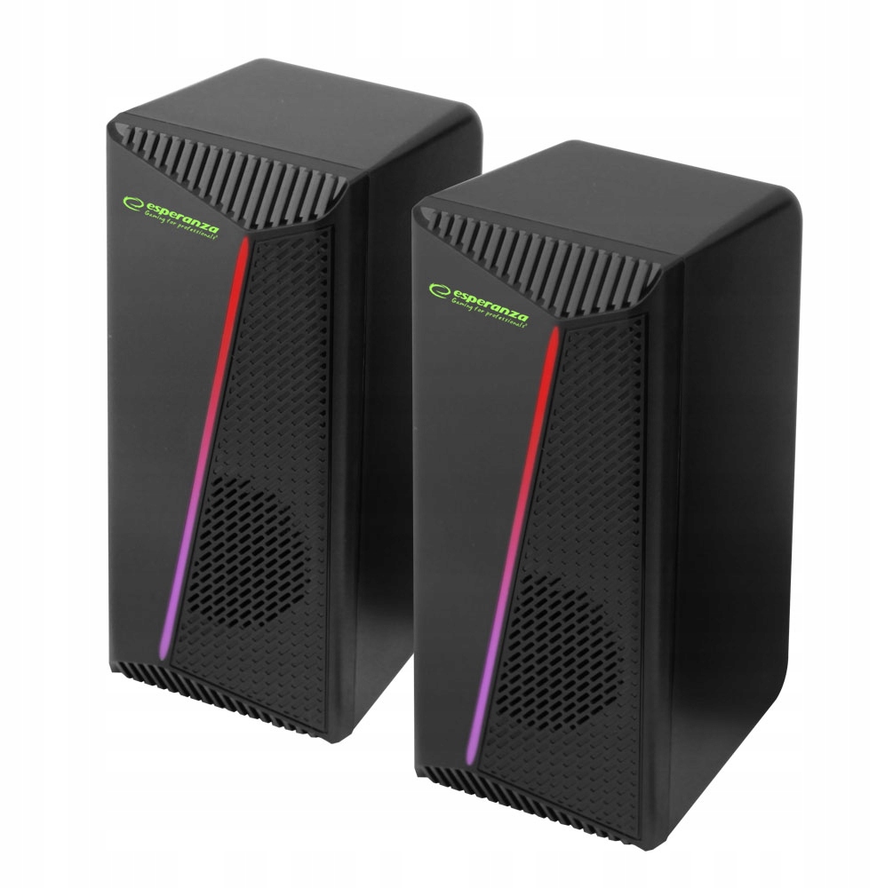 Esperanza Głośniki 2. 0 Usb Led Rainbow Nortec Esperanza