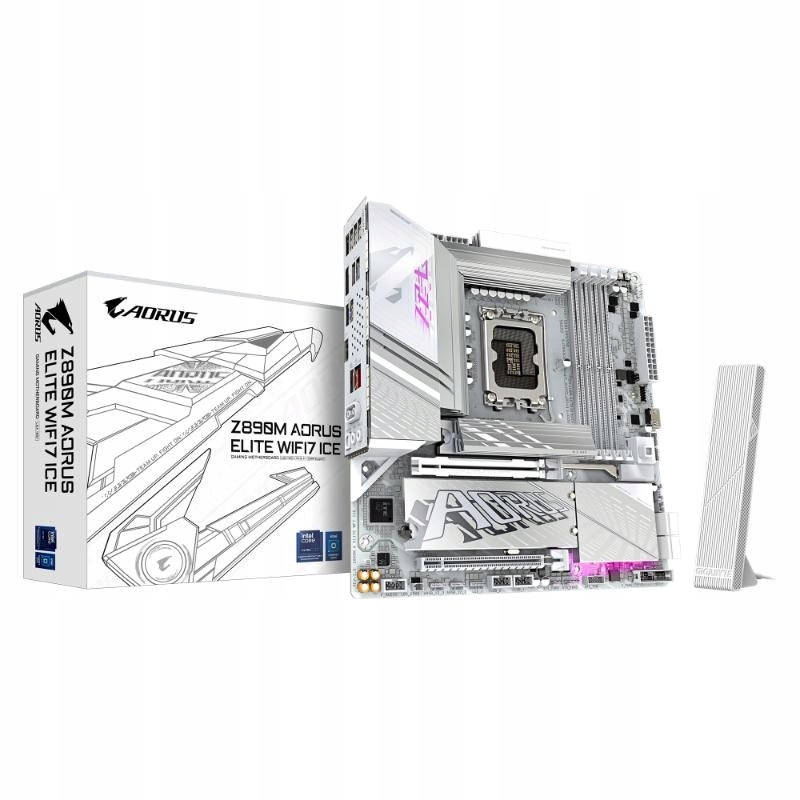 Gigabyte Mb Sc LGA1851 Z890M A Elite WF7 Ice, Intel Z890, 4xDDR5, 1xDP…
