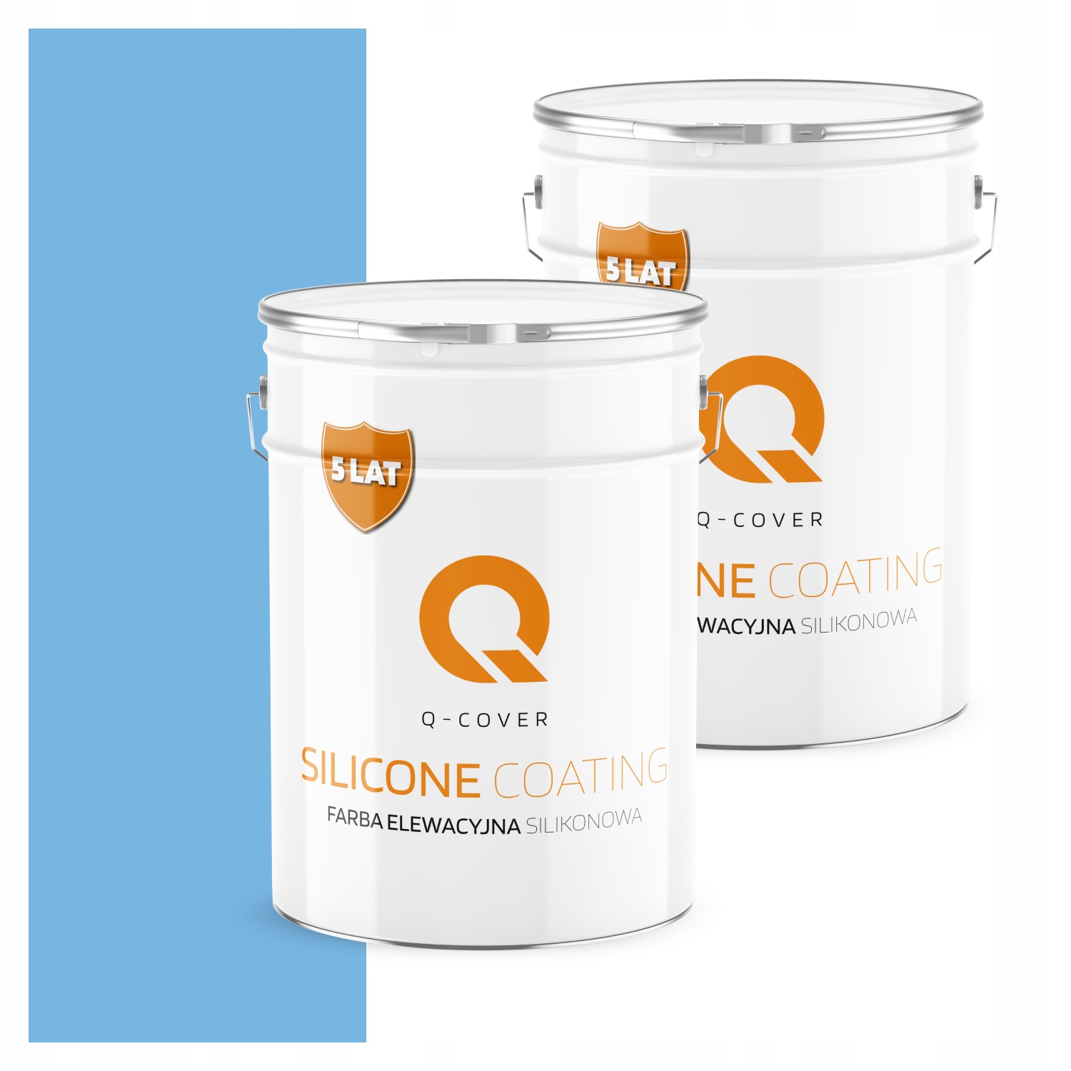 Fasádna farba Fasádová 10L Silikónová Uv Farba Modrá