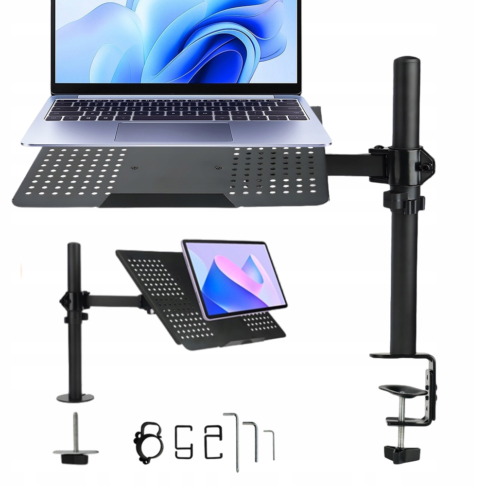 Stolní Monitor S Držákem Na Notebook, Nastavitelný Ergonomický Držák