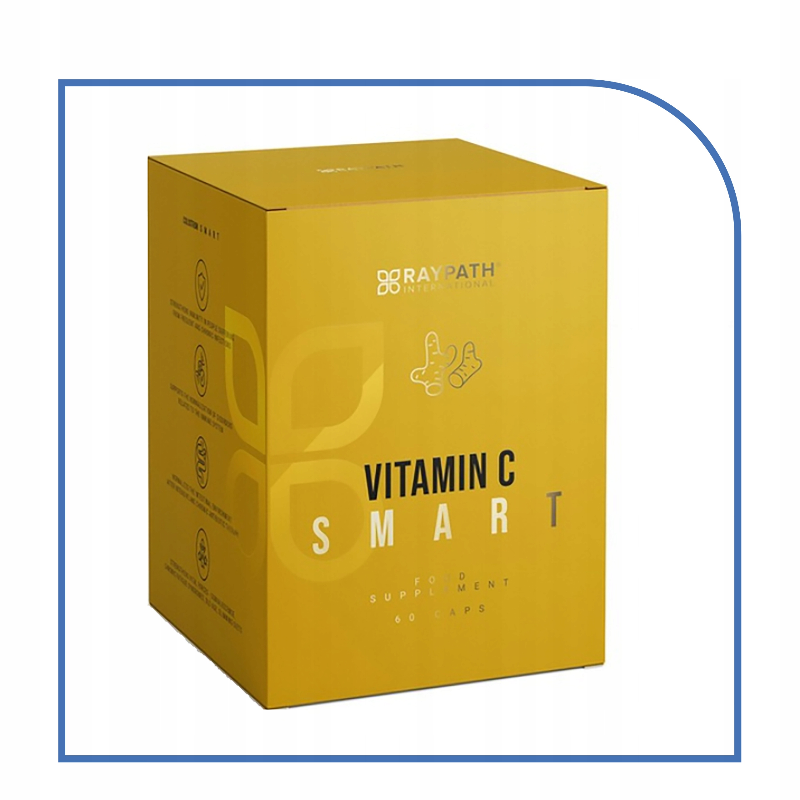 Raypath suplement Diety WITAMINA C 60 kapsułek Kurkuma Imbir Dzika Różas Marka Raypath