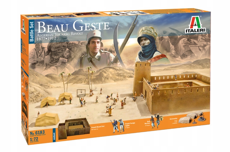 Italeri 6183 Beau Geste Alžírská revolta Tuaregů