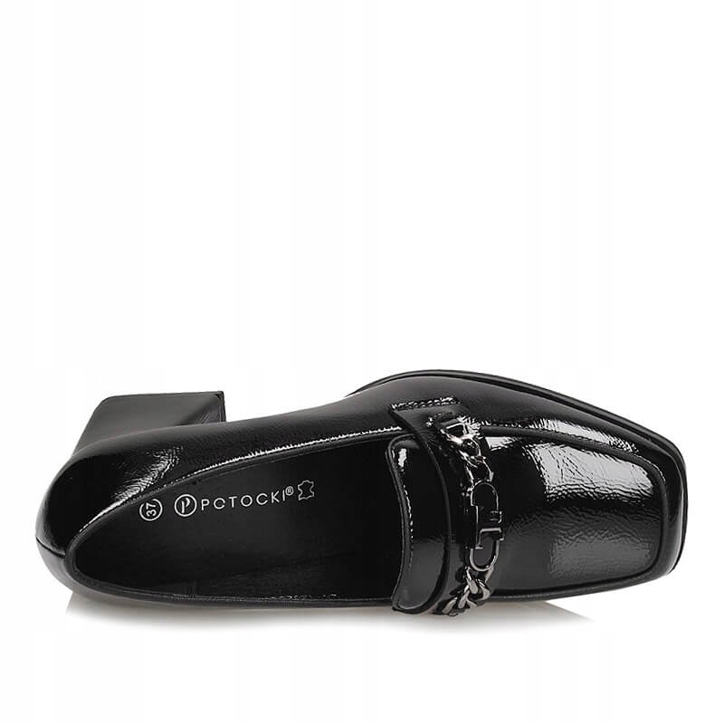 Modne Lakierowane półbuty Potocki 24-12322 Marka Potocki