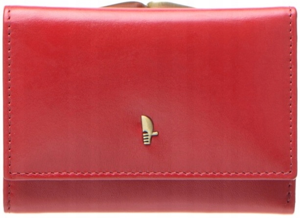 PU47 damski portfel Puccini skórzany na zamek w pudełku