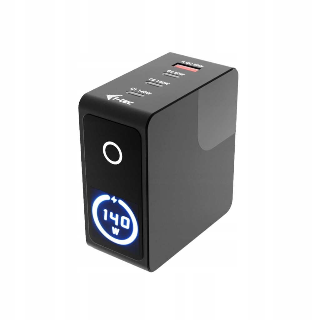 Ładowarka 140W Intelligent Multiport Usb Charger 3xUSB-C 1xUSB-A LCD 150