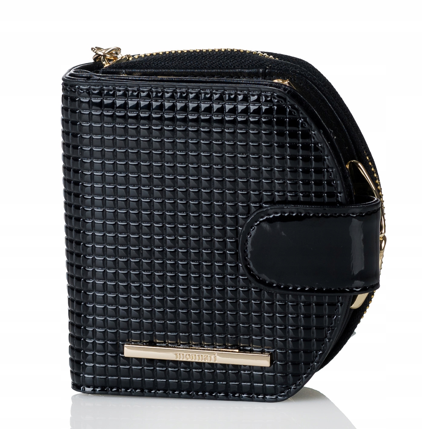 

Portfel Monnari Skóra Naturalna Czarny Podkówka