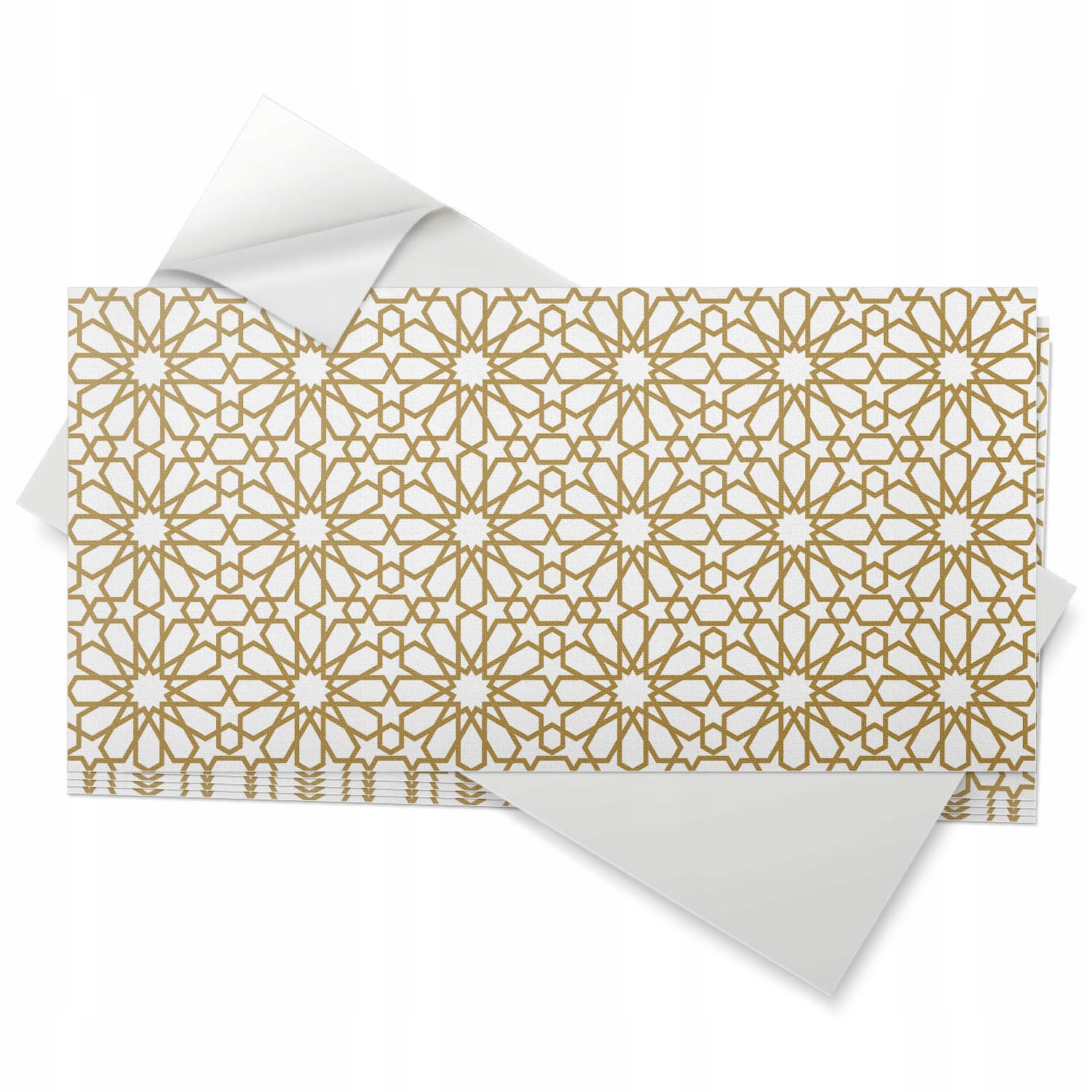 Sada dlaždic Vinyl Pvc 6 ks 60x30 cm Geometrický vzor s hvězdami