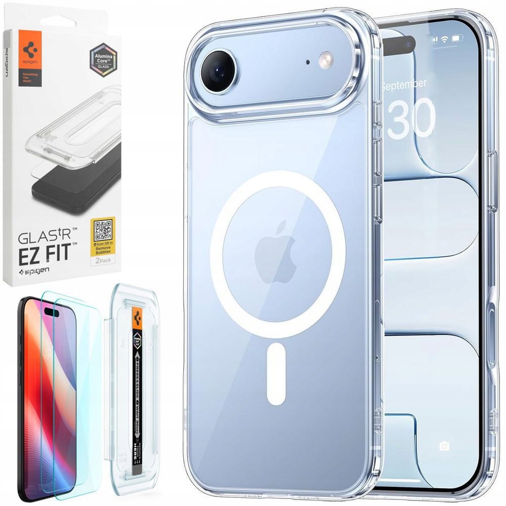 Pouzdro Jcpal DualPro MagSafe Case+ 2x Sklo Spigen pro Apple iPhone Air