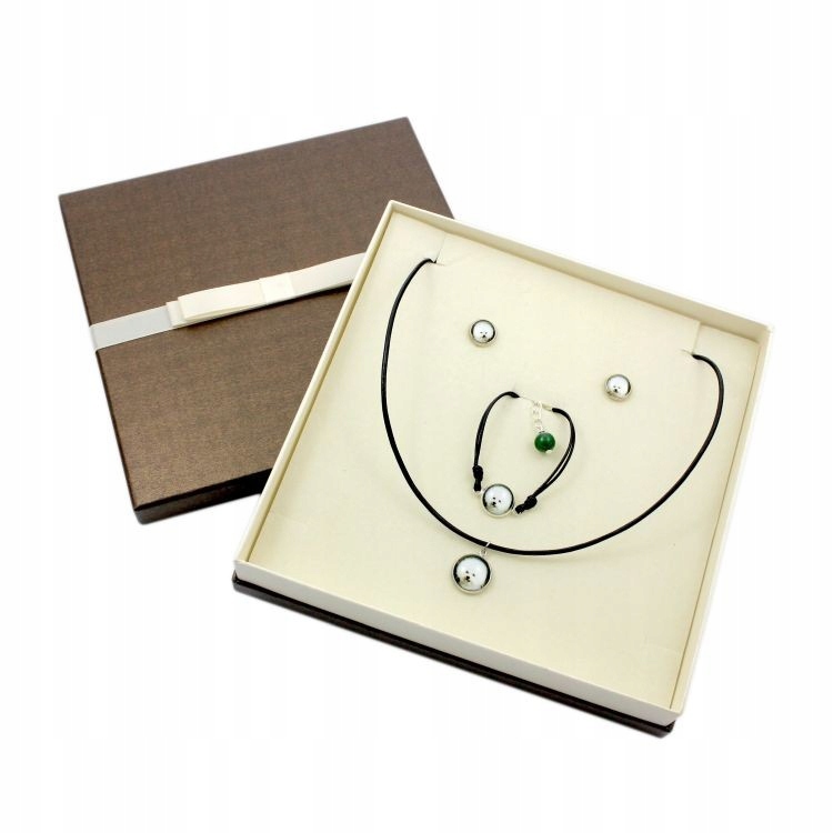 

Bichon Frise Komplet biżuterii z Twoim zdjęciem