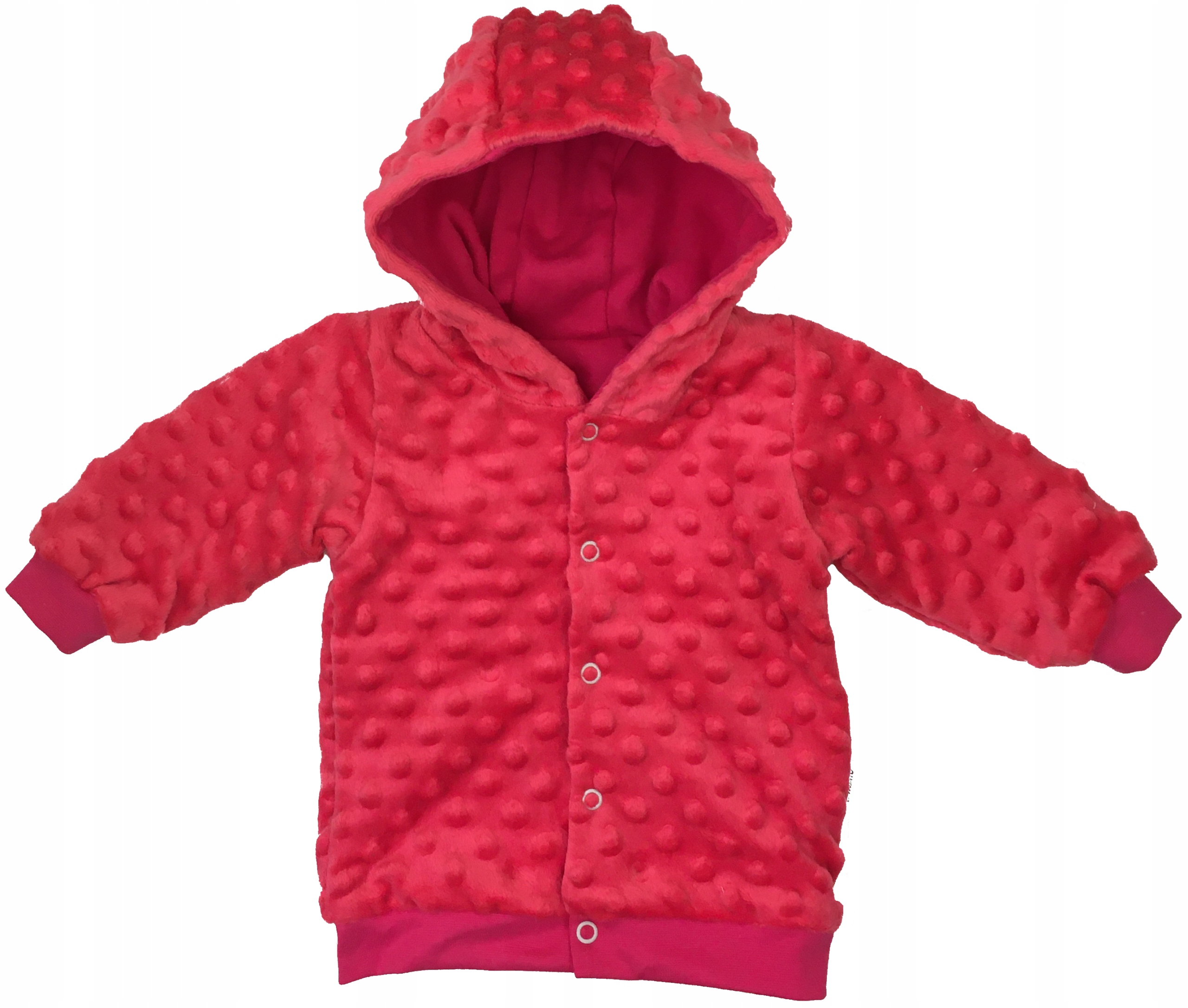 

Bluza kurtka fuksja podszyta bawełną 80 cm Minky