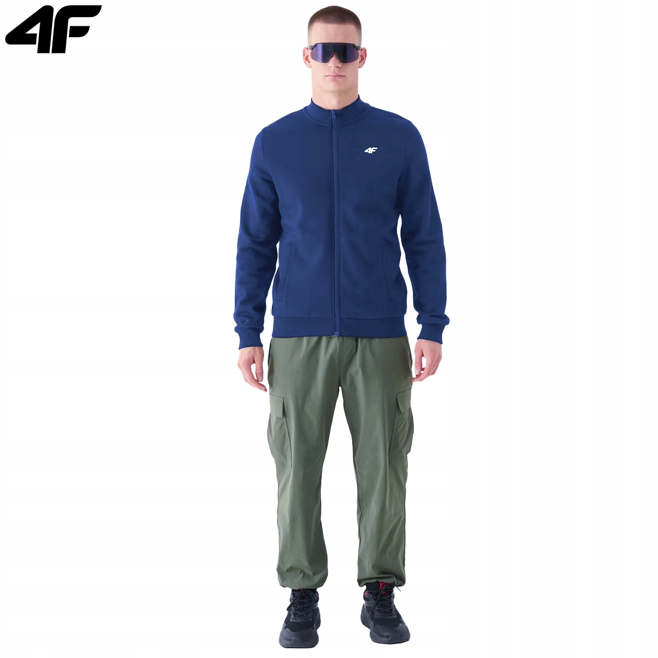 DRES MĘSKI 4F SPORTOWY TRENINGOWY BLUZA SPODNIE KOMPLET DRESY DM05 M Marka 4F