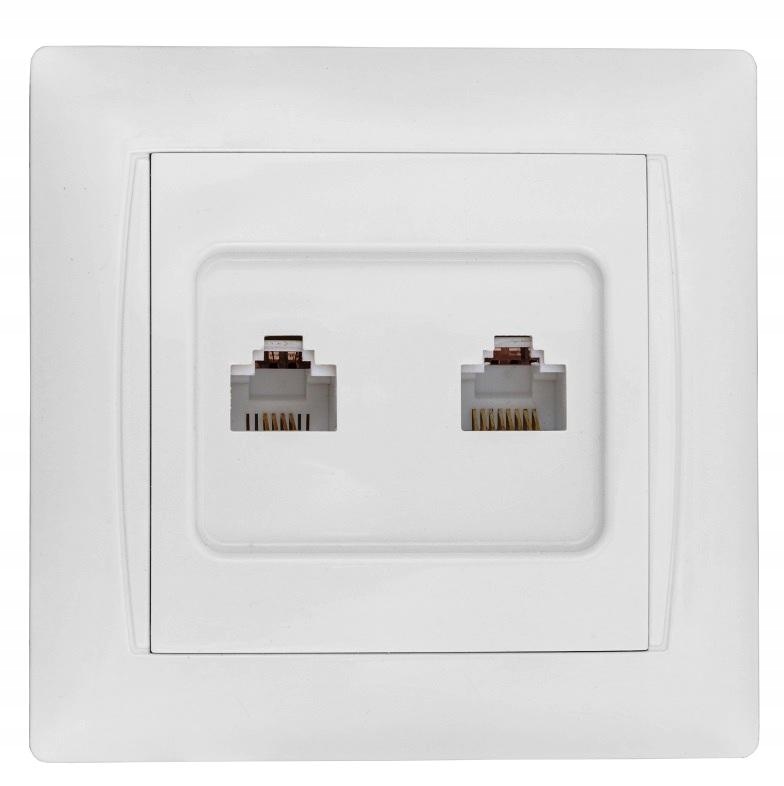 

Kissme Gniazdo Telefoniczno-komputerowe RJ45 RJ11