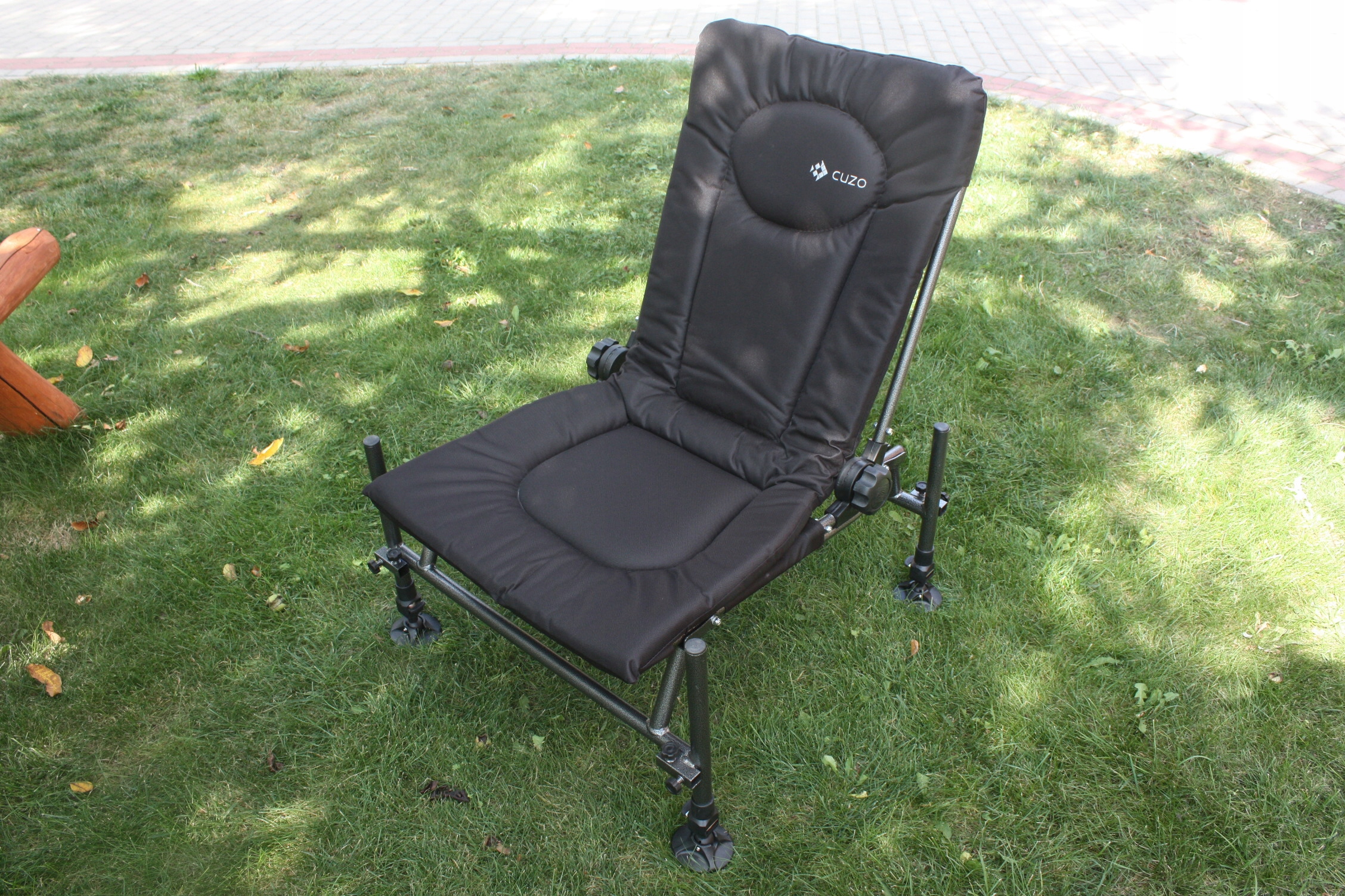 Fotel Karpiowy Krzesło Elektrostatyk Cuzo F2 Czarny