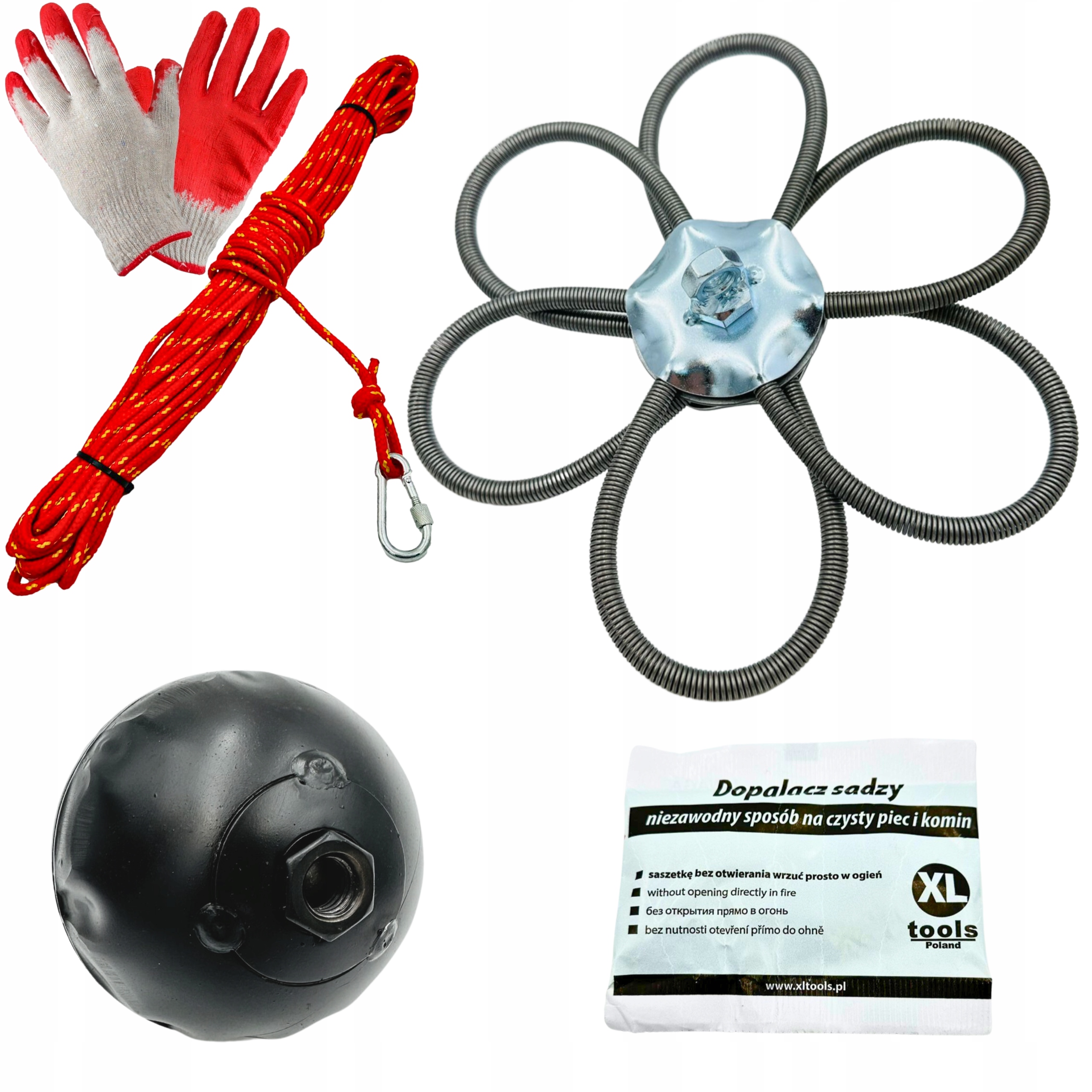 Kominíková Sada Na Čištění Komína 15 m 1.9 kg