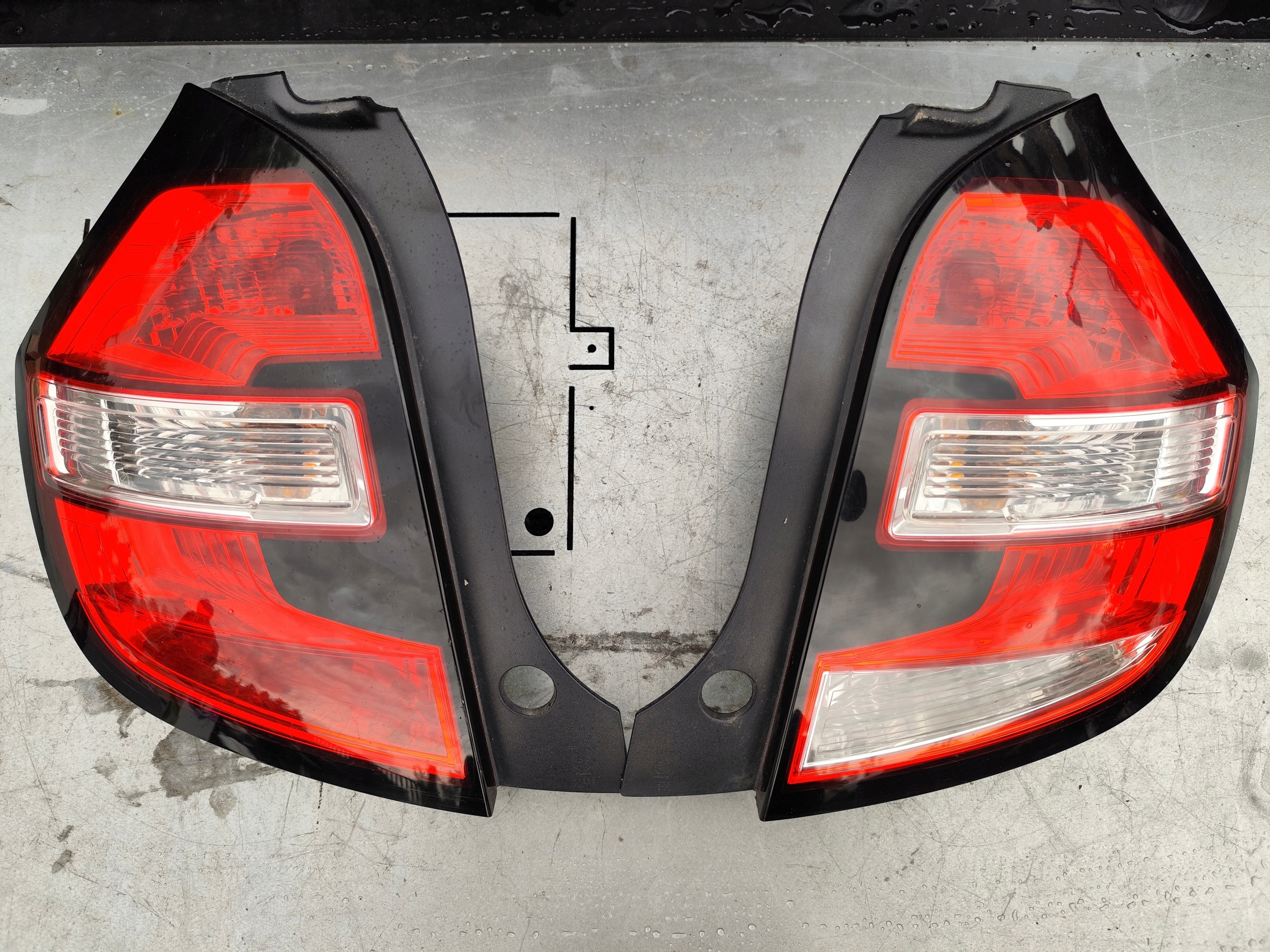 RENAULT TWINGO III light rear part rear right left