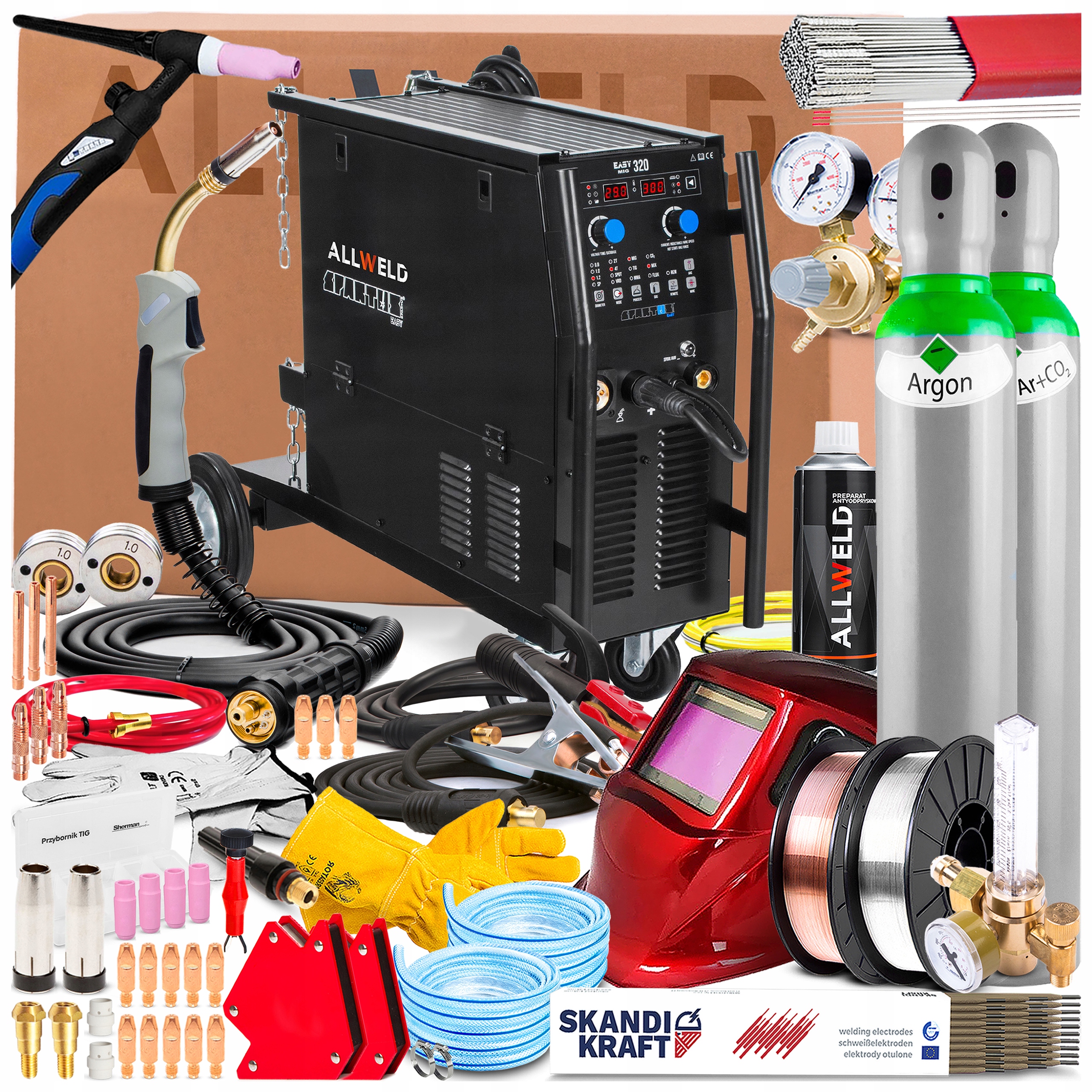 Spartus Spartus Easymig 320 400V 300A Tig Lift, Svařování, Synergie Flux
