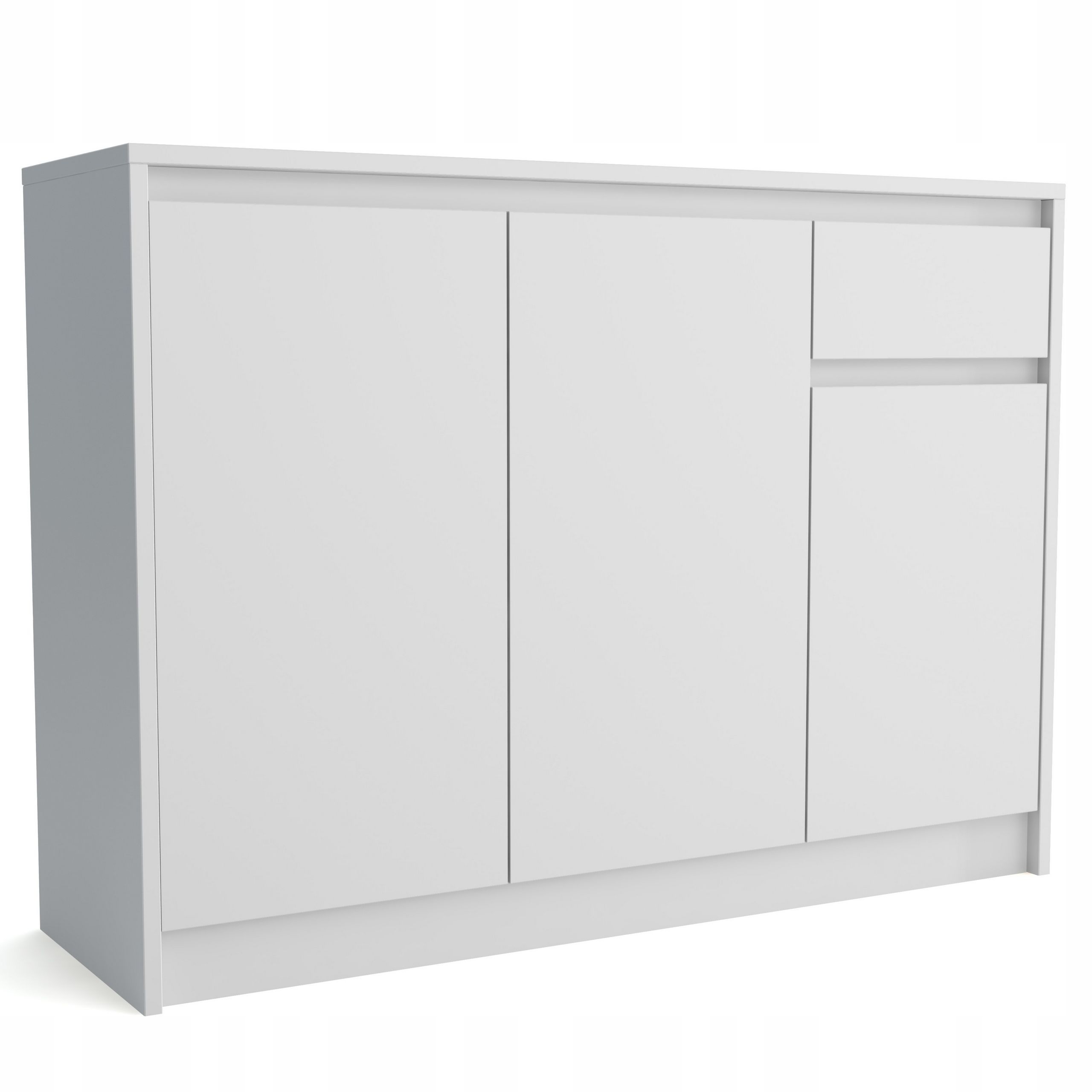 Komoda Astorre 113 cm do obývacího pokoje Ložnice s zásuvkou, bílá