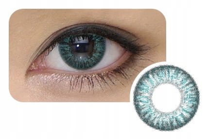 

Kolorowe soczewki Cool Look Turquoise 2szt