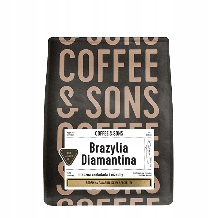 Kawa ziarnista Arabica Coffee and Sons Brazylia Diamantina 1000g