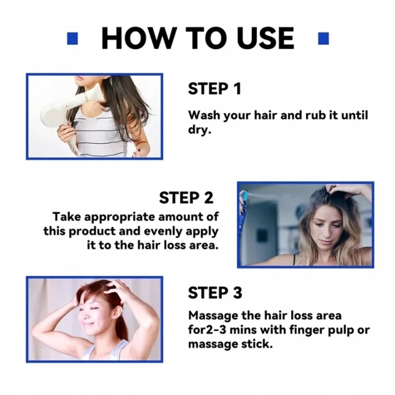 Spray na porost włosów z ekstraktem z imbiru, Opakowanie atomizer