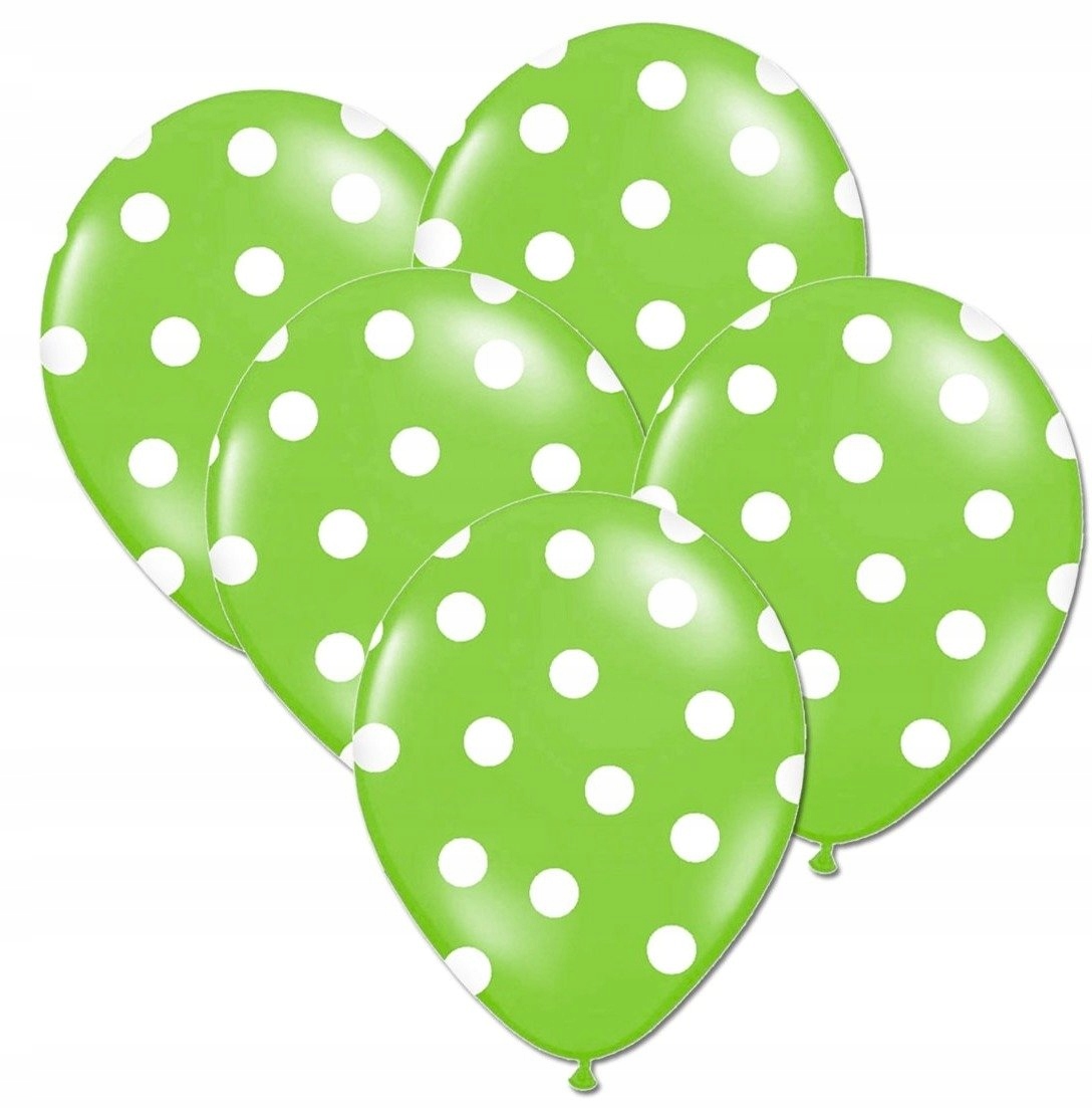 

Balony w kropki 5 szt. urodziny balon 30 cm
