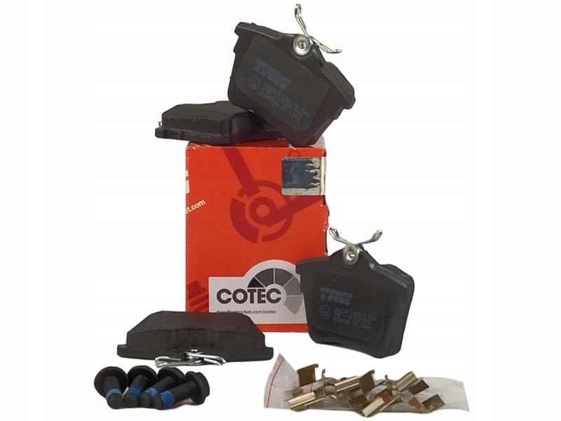 GDB1596 - Гальмівні колодки TRW PEUGEOT 407 607 C5 задні задні