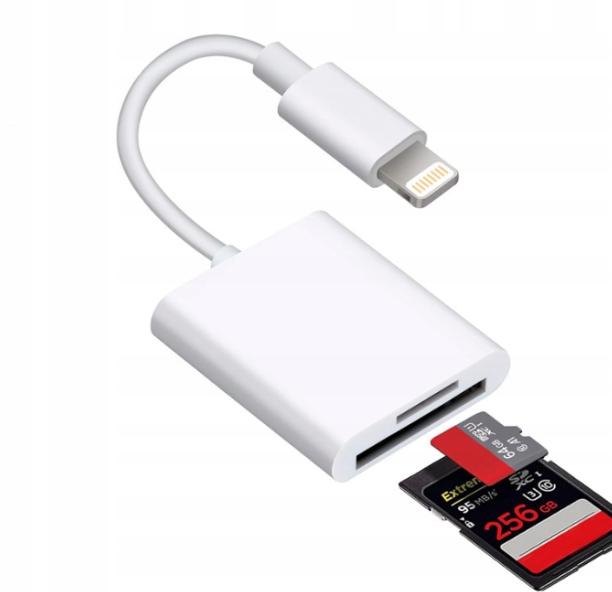 КАРДРИДЕР ДЛЯ IPHONE LIGHTNING АДАПТЕР MICRO SD/TF АДАПТЕР