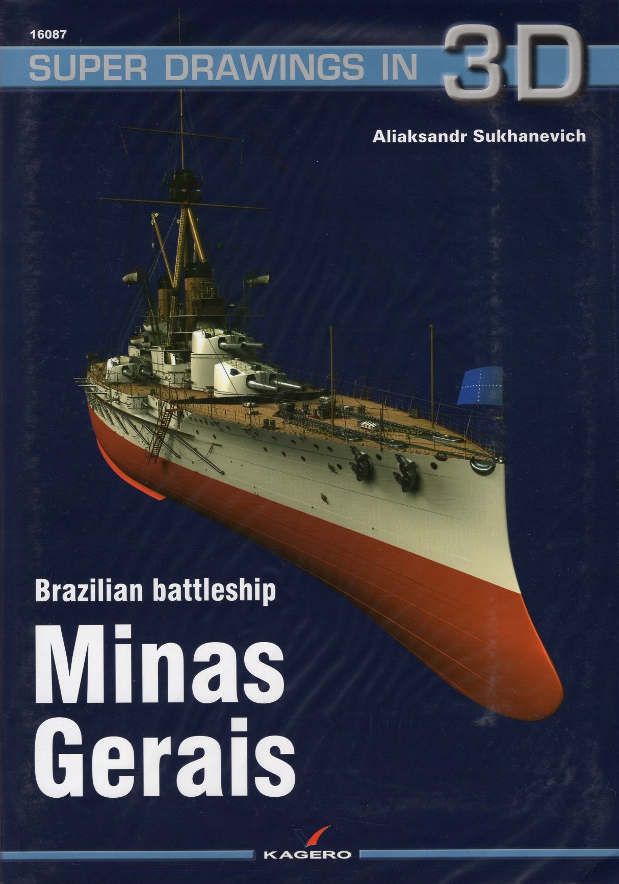 Brazilian battleship Minas Gerais - Drawings in 3D