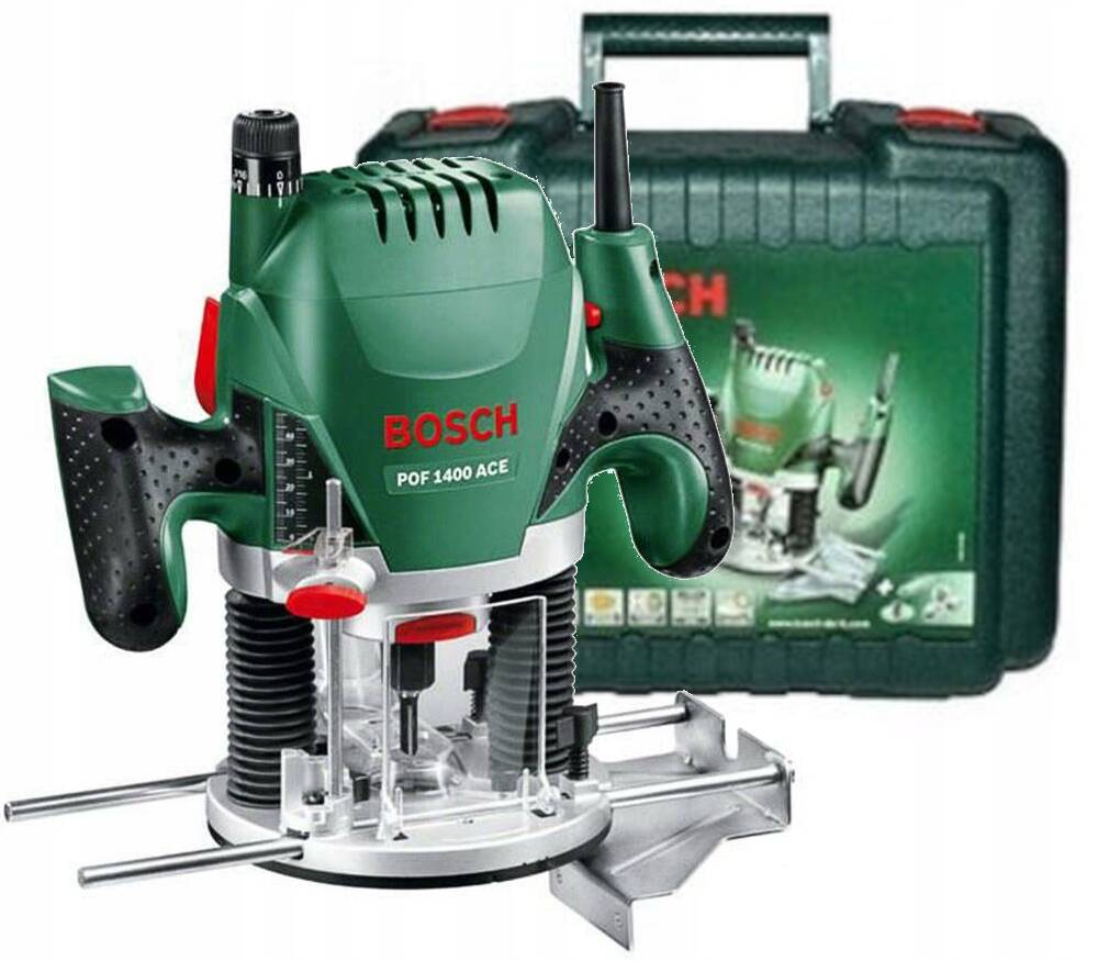 FREZARKA BOSCH POF 1400 ACE + WALIZKA + FREZ