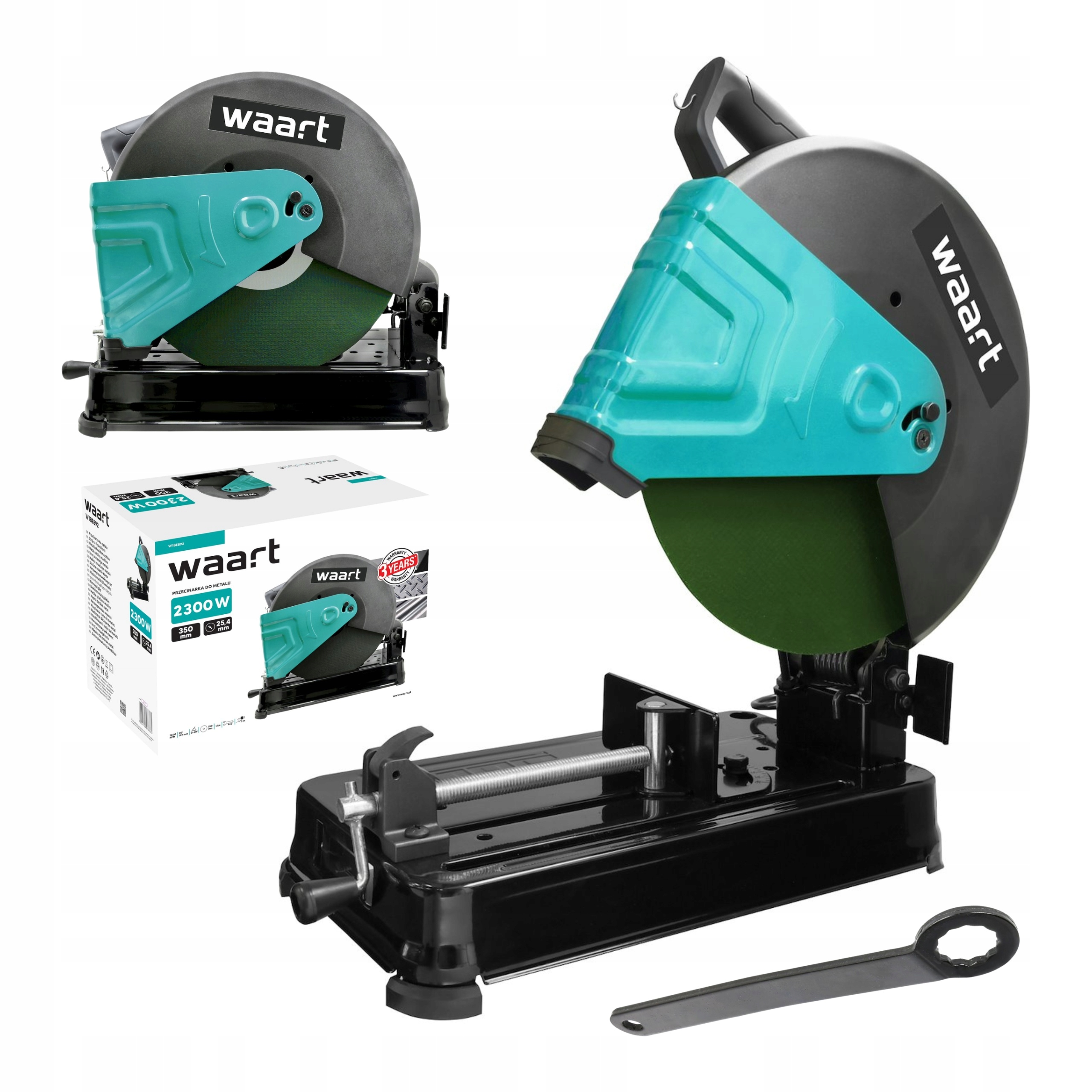 Przecinarka Do Metalu Waart 2300 W 355 mm tarczowa sieciowa wolny start