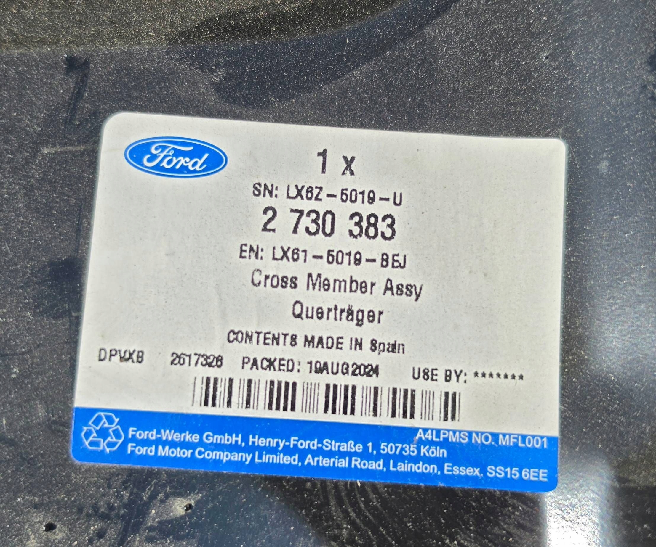 Ford Kuga Escape MK3 axle beam, subframe of the engine new