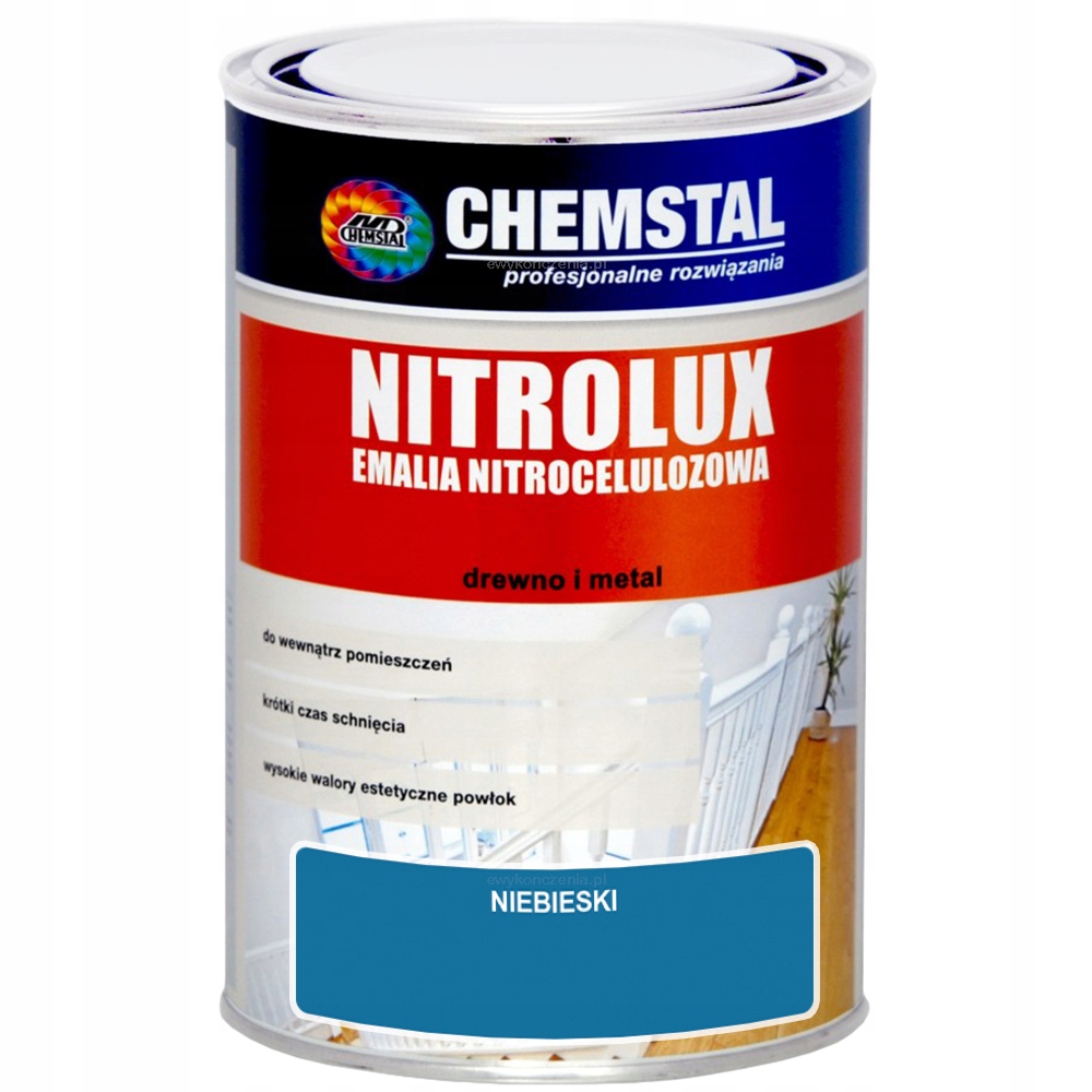 

Chemstal Nitrolux Emalia Nitro Niebieski 1L